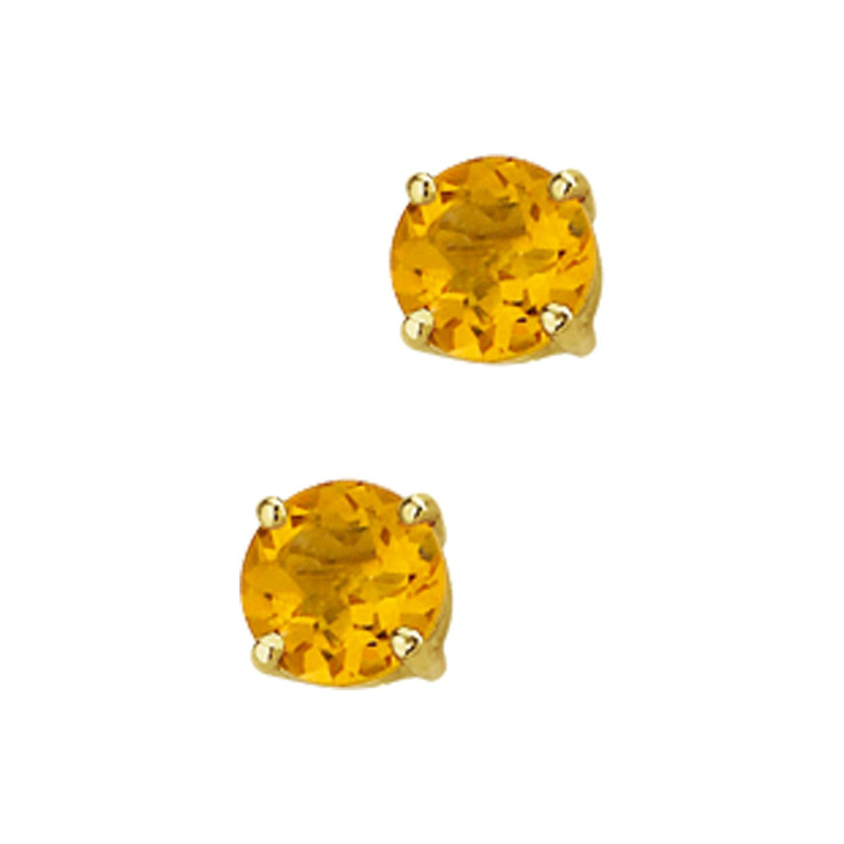 Fantasy Collection Oorbellen citrien 14K geelgoud