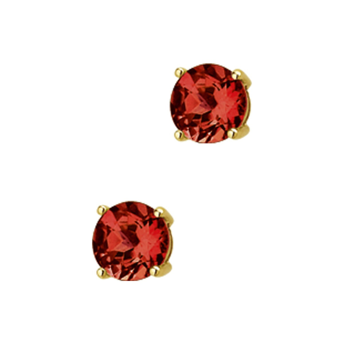 Fantasy Collection Oorbellen granaat 14K geelgoud
