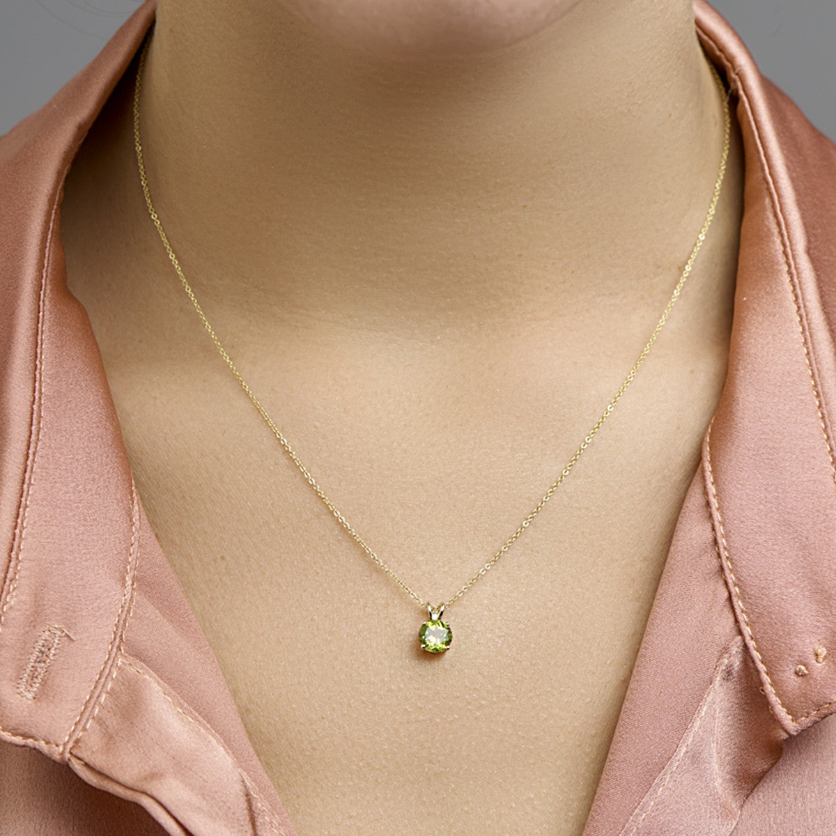 Fantasy Collection Hanger peridot 14K geelgoud