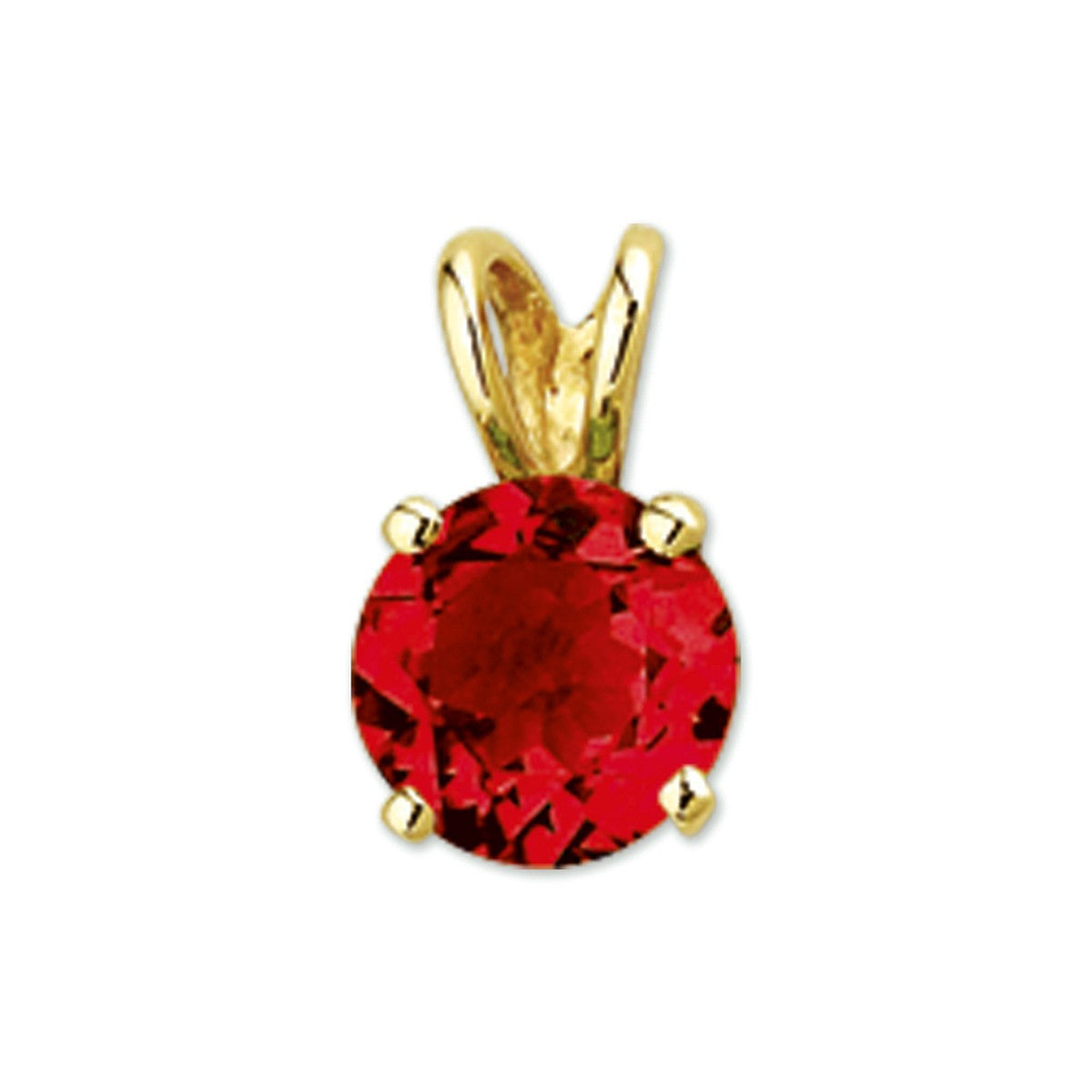 Fantasy Collection Hanger granaat 14K geelgoud