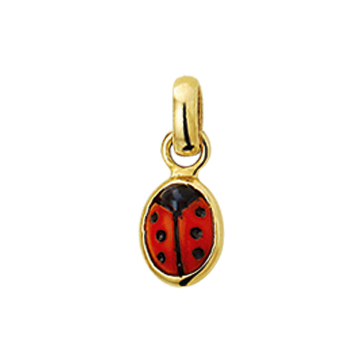 Fantasy Collection Hanger lieveheersbeestje 6 mm 14K geelgoud