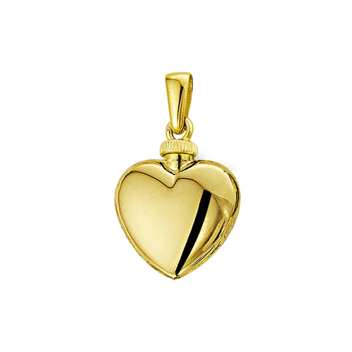 Fantasy Collection Urnhanger hart 20,5 mm 14K geelgoud