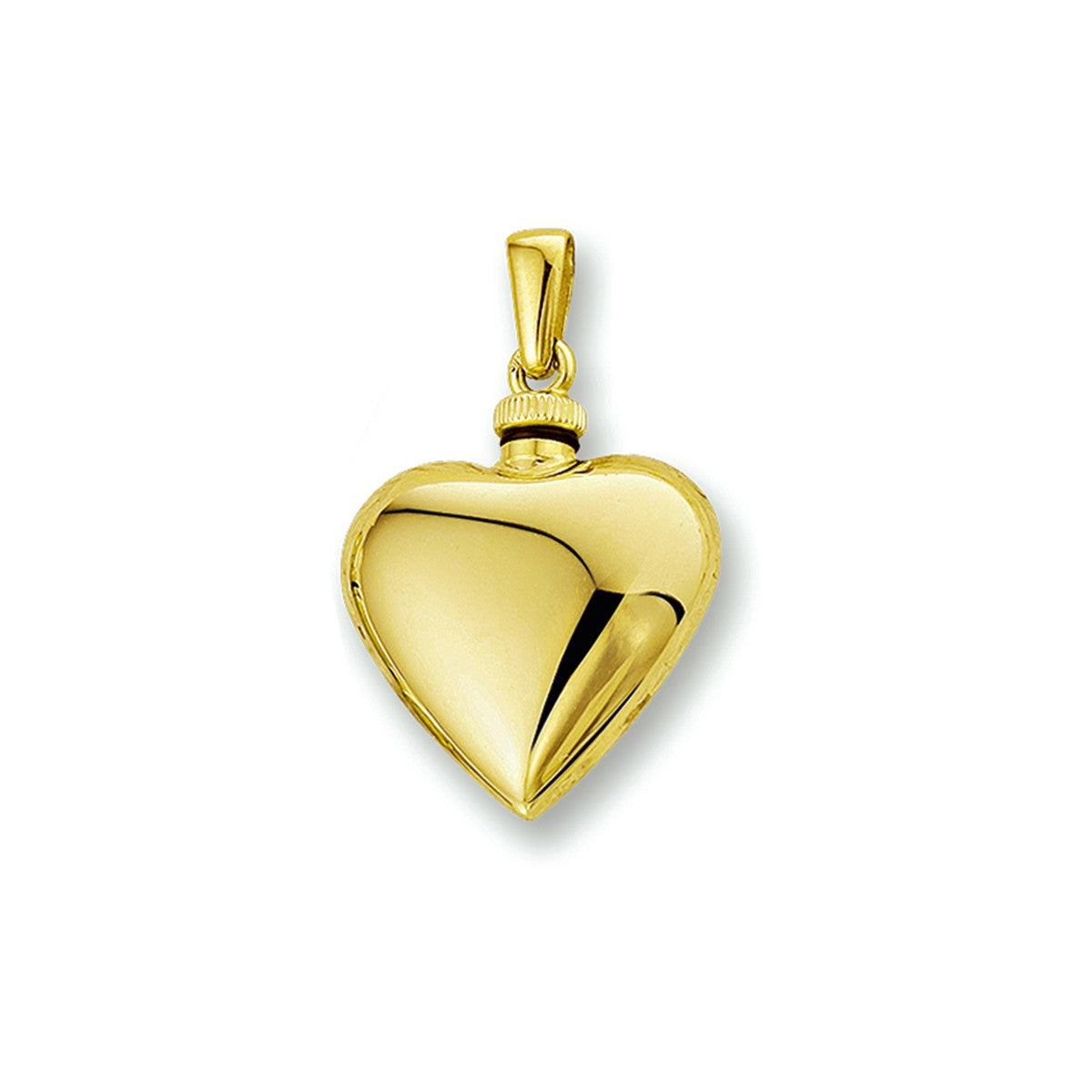 Fantasy Collection Urnhanger hart 17 mm 14K geelgoud