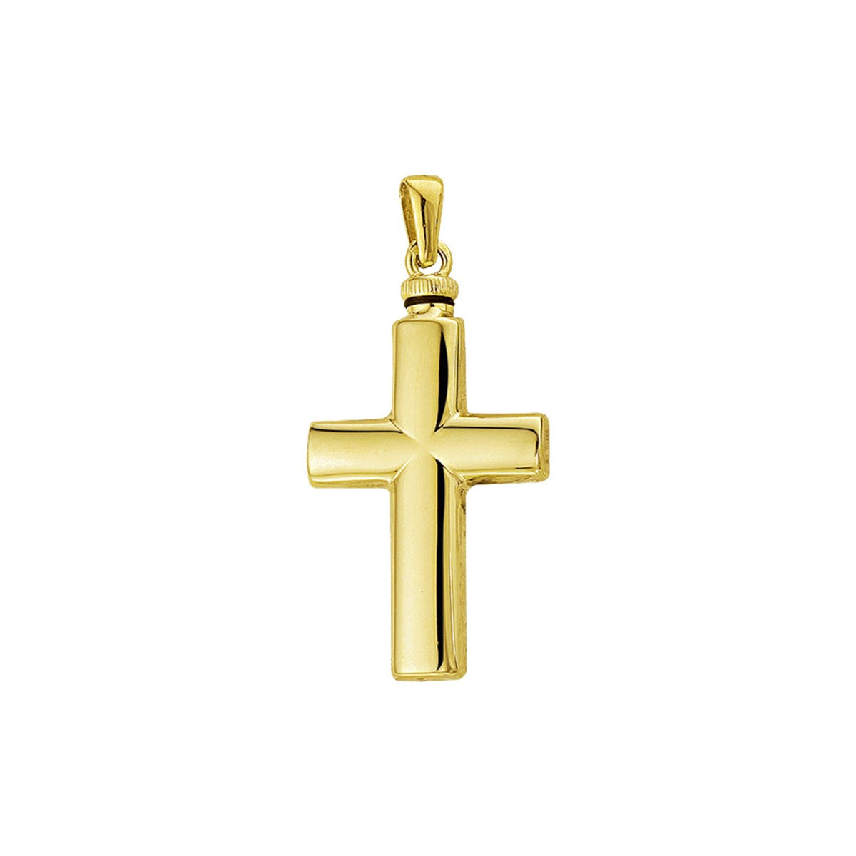 Fantasy Collection Urnhanger kruis 31 mm 14K geelgoud