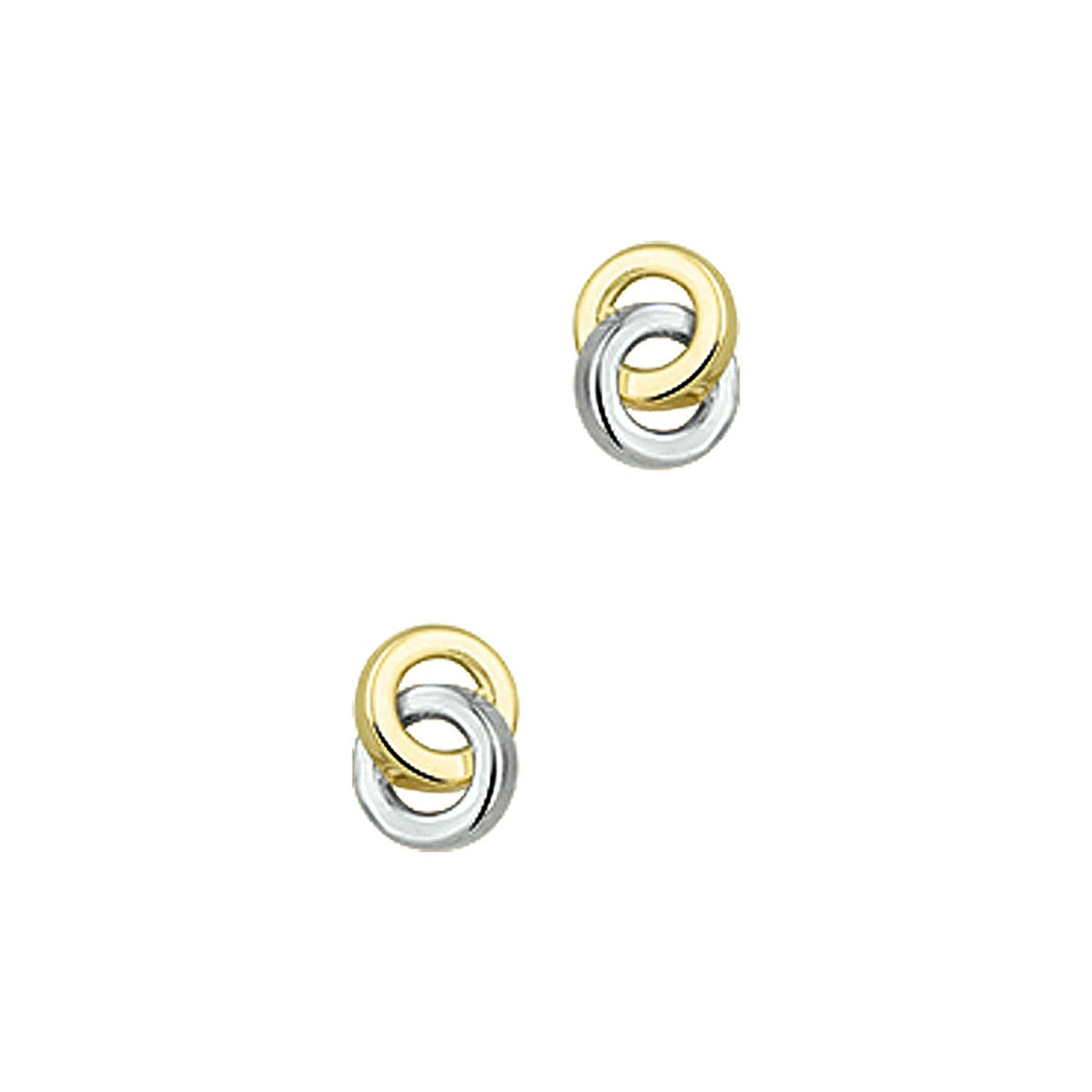 Fantasy Collection Oorbellen bicolor gestift 14K geelgoud - PSN4015155