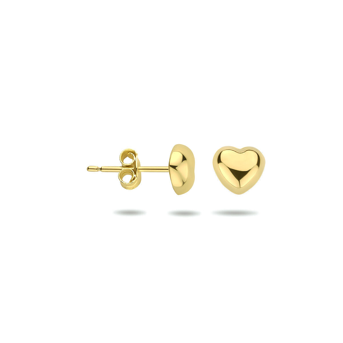 Fantasy Collection Oorbellen hart 14K geelgoud