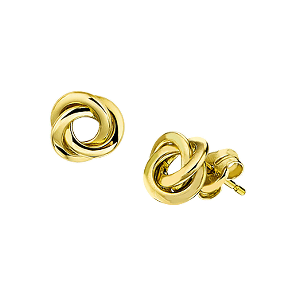 Fantasy Collection Oorbellen knoop 6,5 mm 14K geelgoud - PSN4017325