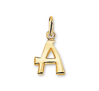 Fantasy Collection Hanger letter a 14K geelgoud