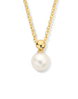 14K geelgoud collier parel 41 - 43 - 45 cm 4018915 - PansiteNederland.nl