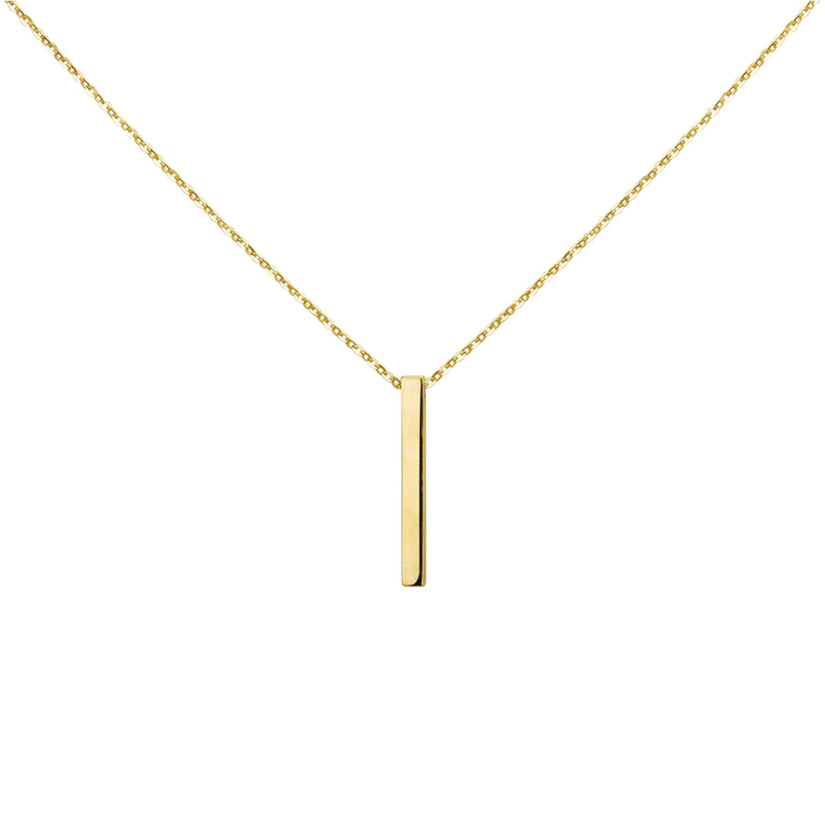 Fantasy Collection Collier balkje 41 - 43 - 45 cm 14K geelgoud