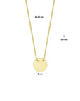 14K geelgoud collier rondje 1,0 mm 40 - 42 cm 4019032 - PansiteNederland.nl