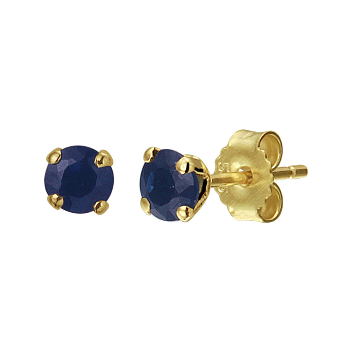 Fantasy Collection Oorbellen saffier 14K geelgoud