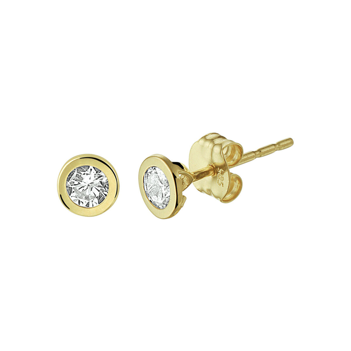 Fantasy Collection Oorbellen zirkonia 14K geelgoud