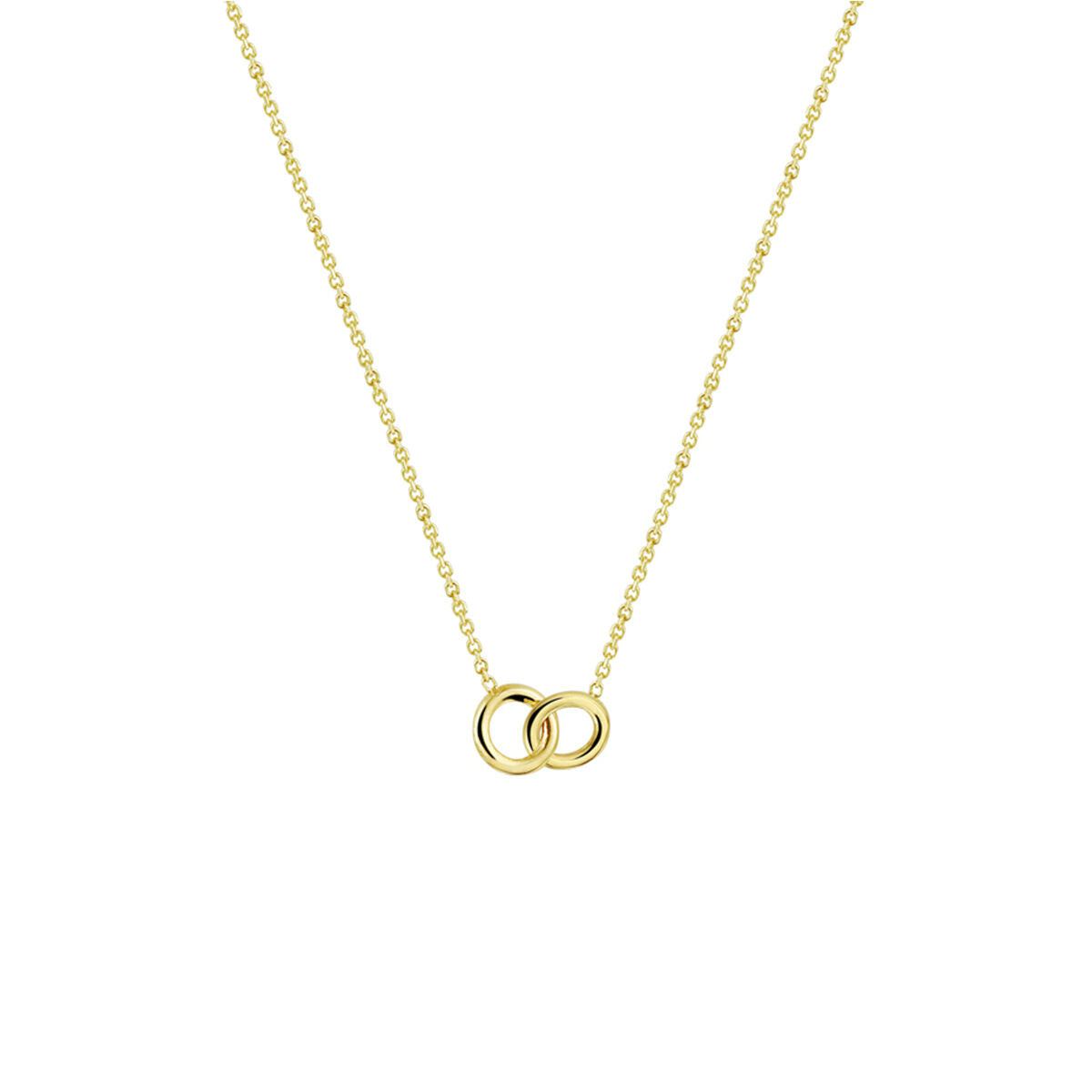 Fantasy Collection Collier rondjes 41 - 43 - 45 cm 14K geelgoud