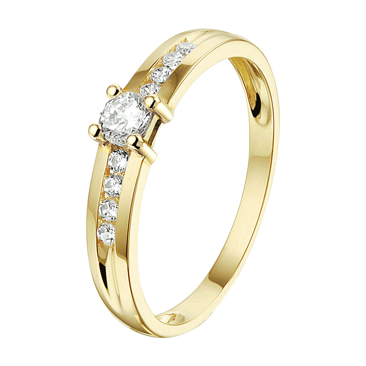Fantasy Collection Ring zirkonia 14K geelgoud - PSN4020072