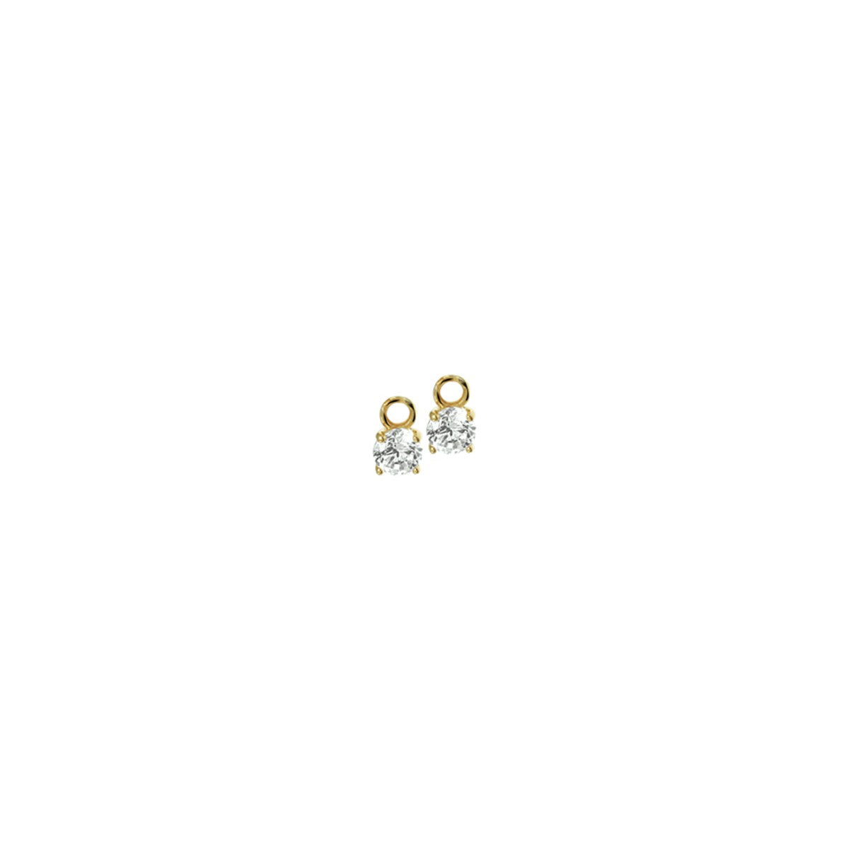 Fantasy Collection Hangende oorbellen zirkonia 14K geelgoud - PSN4020127