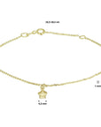 14K Geelgoud Armband Ster 16,5 - 18,5 Cm 4020297 - PansiteNederland.nl