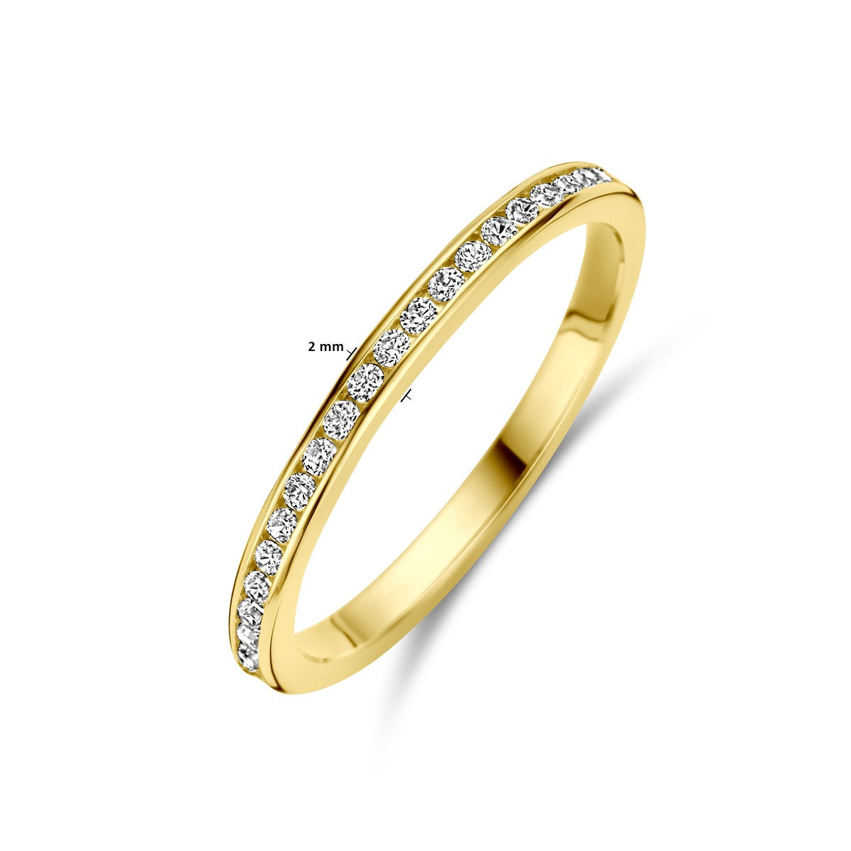 Fantasy Collection Aanschuifring zirkonia 14K geelgoud