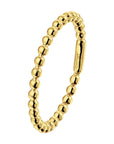 14K Geelgoud Aanschuifring Bolletjes 4020405 - PansiteNederland.nl