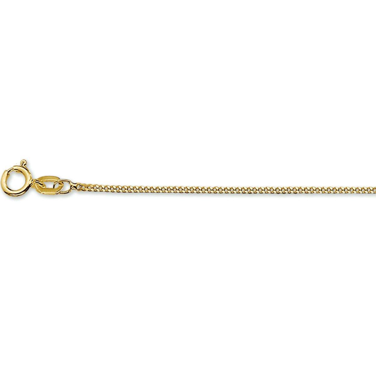 Fantasy Collection Collier gourmette 1,1 mm 14K geelgoud