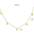 14K geelgoud collier rondjes 41 - 43 - 45 cm 4020509 - PansiteNederland.nl