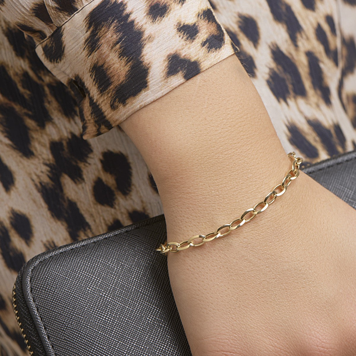 Fantasy Collection Armband anker 5,7 mm 19 cm 14K geelgoud