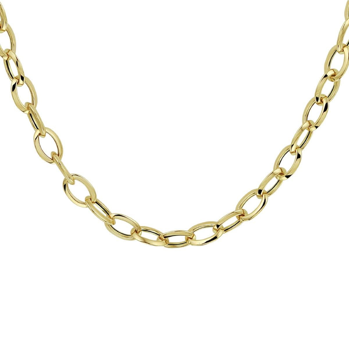 Fantasy Collection Collier anker 5,7 mm 45 cm 14K geelgoud