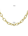 14K geelgoud collier anker 5,7 mm 45 cm 4020521 - PansiteNederland.nl