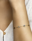 14K Geelgoud Armband Topaas 16 - 19 Cm 4020677 - PansiteNederland.nl