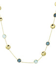 14K geelgoud collier topaas 42 - 45 cm 4020678 - PansiteNederland.nl