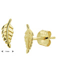 14K Geelgouden oorknoppen veer - 4020688 - PansiteNederland.nl