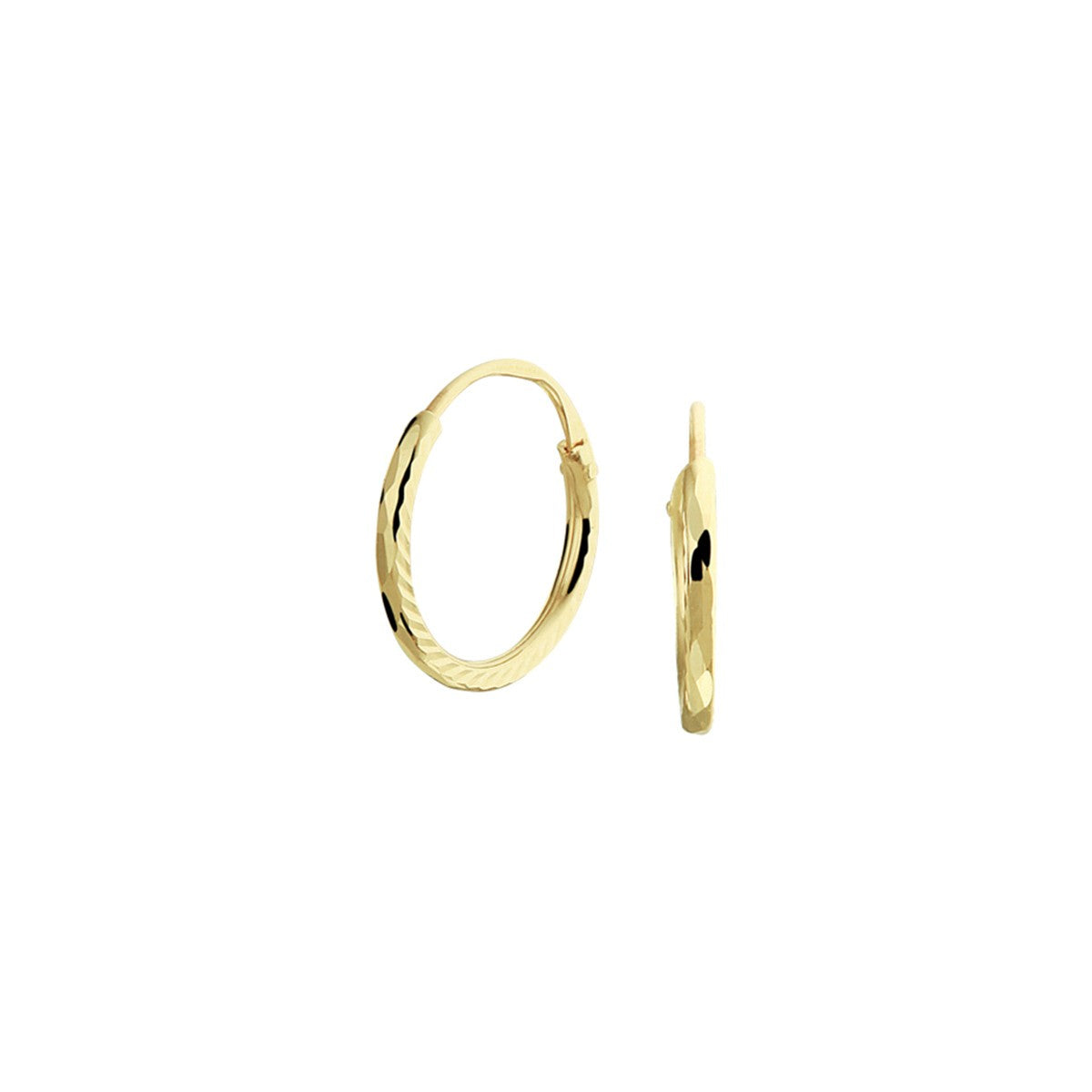 Fantasy Collection Oorbellen gediamanteerd 14K geelgoud