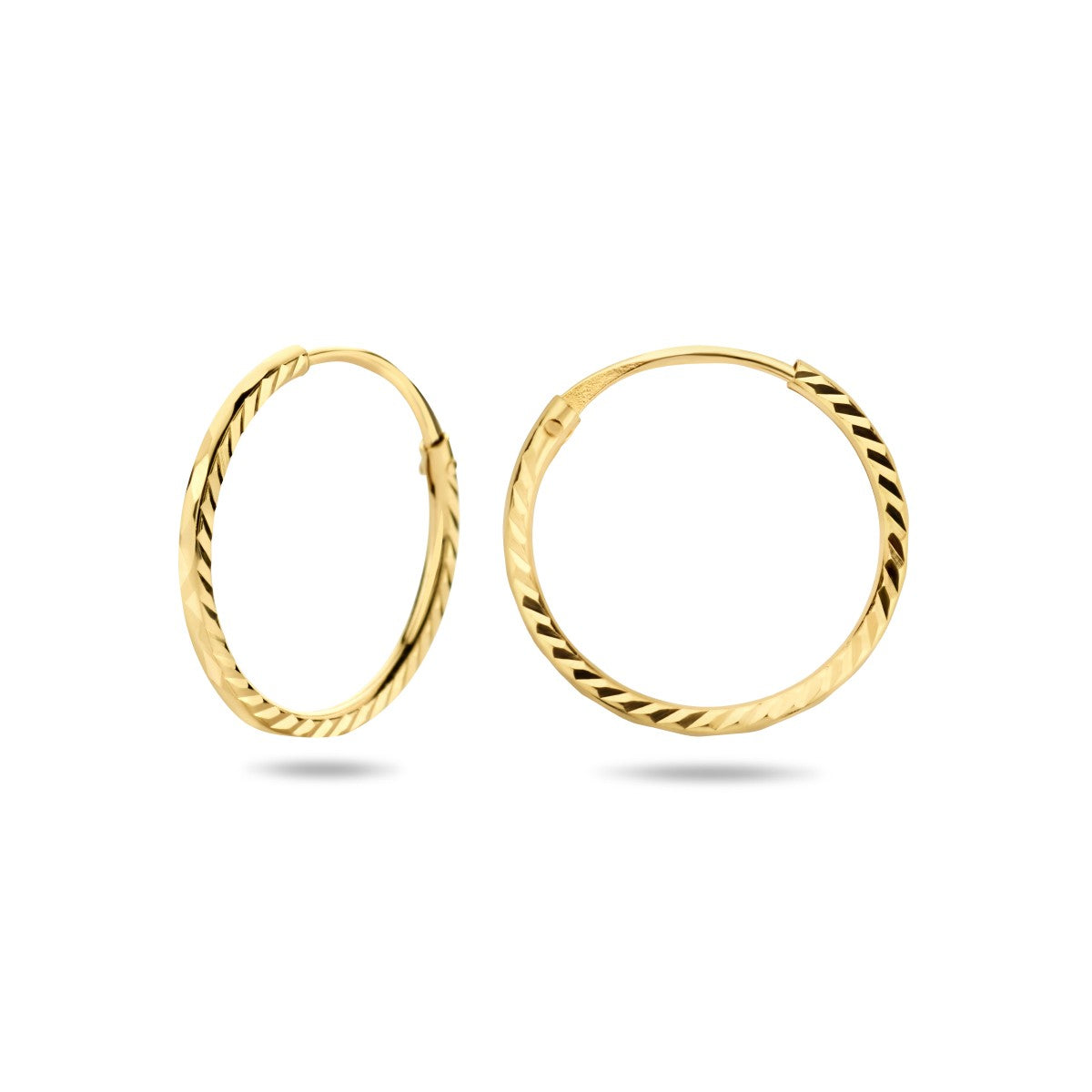 Fantasy Collection Oorbellen gediamanteerd 14K geelgoud