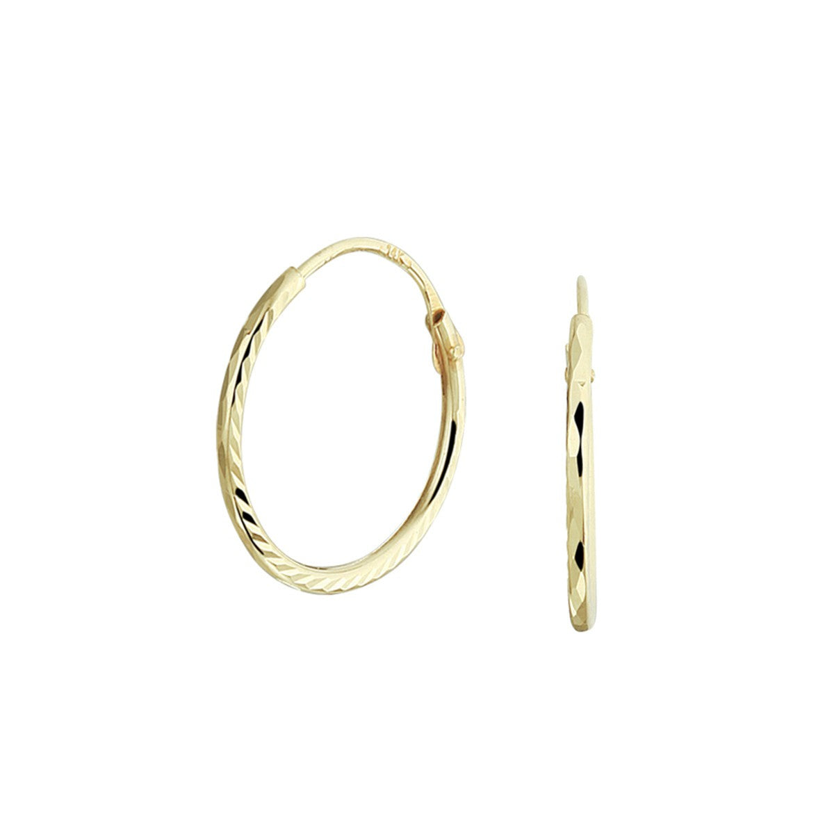 Fantasy Collection Oorbellen gediamanteerd 14K geelgoud