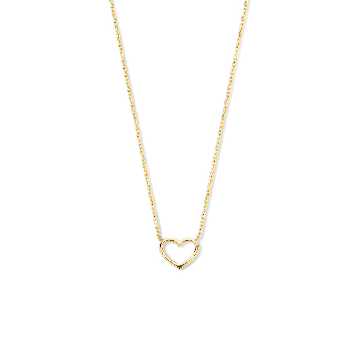 Fantasy Collection Collier hart 40 - 42 - 44 cm 14K geelgoud