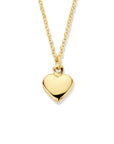 14K geelgoud collier hart 42 - 45 cm 4020740 - PansiteNederland.nl