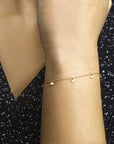 14K Geelgoud Armband Rondjes 17 - 18 - 19 Cm 4020752 - PansiteNederland.nl