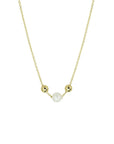 14K geelgoud collier parel 42 - 45 cm 4020767 - PansiteNederland.nl