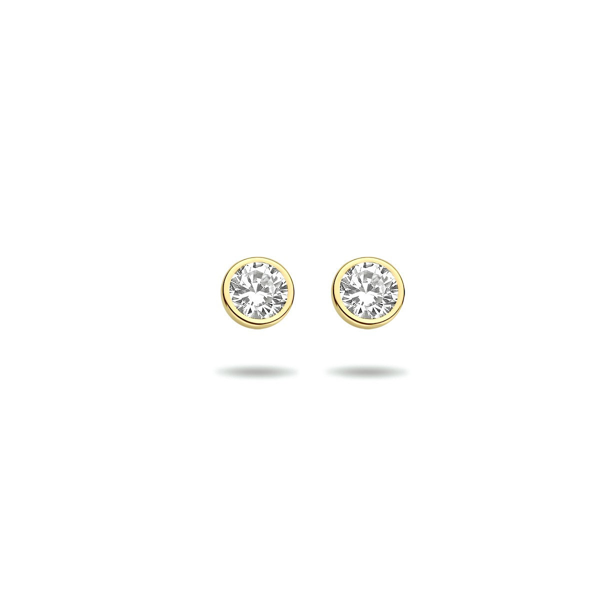 Fantasy Collection Oorbellen zirkonia 14K geelgoud