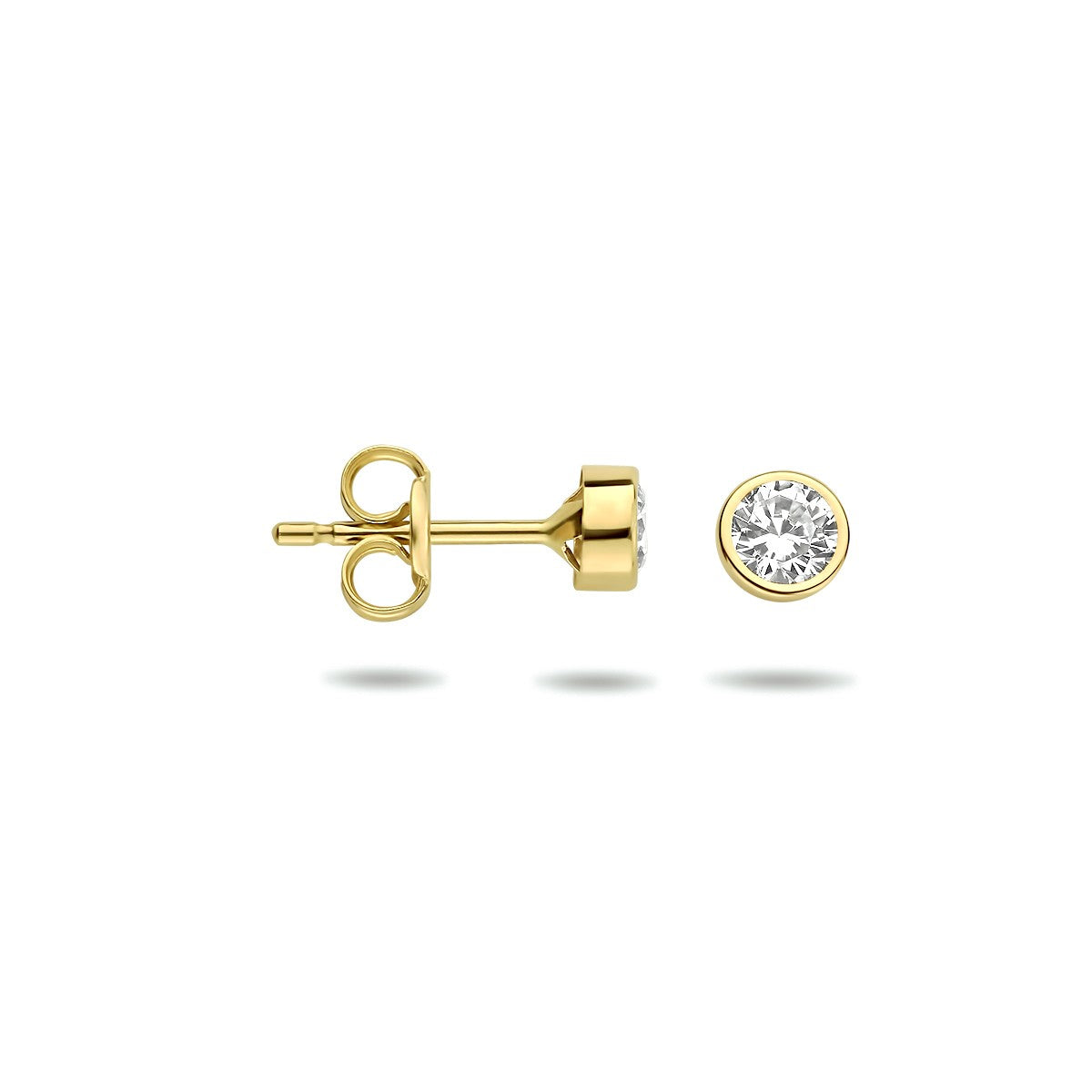 Fantasy Collection Oorbellen zirkonia 14K geelgoud
