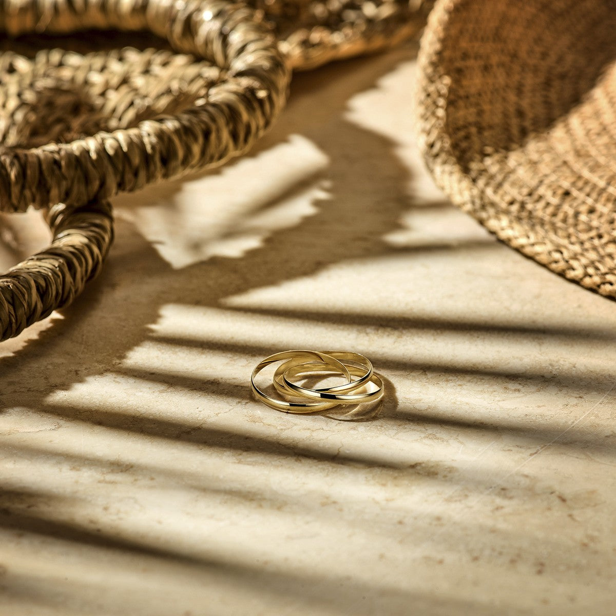 14k Geelgouden Ring trinity 3-in 1 - 4020870 - PansiteNederland.nl