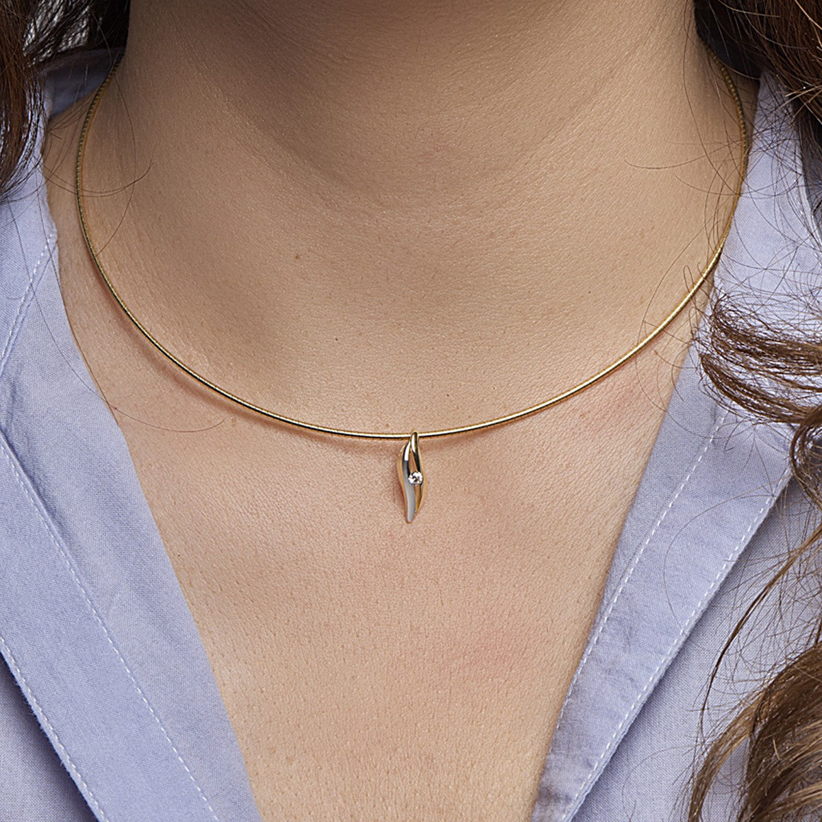 Fantasy Collection Hanger zirkonia 14K geelgoud