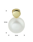 14K geelgoud hanger parel 4021019 - PansiteNederland.nl