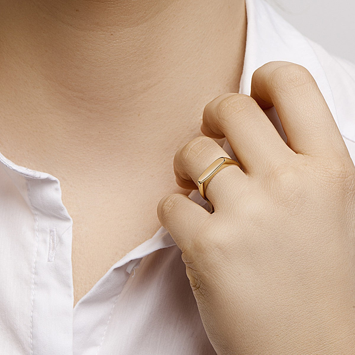 Fantasy Collection Graveerring 14K geelgoud