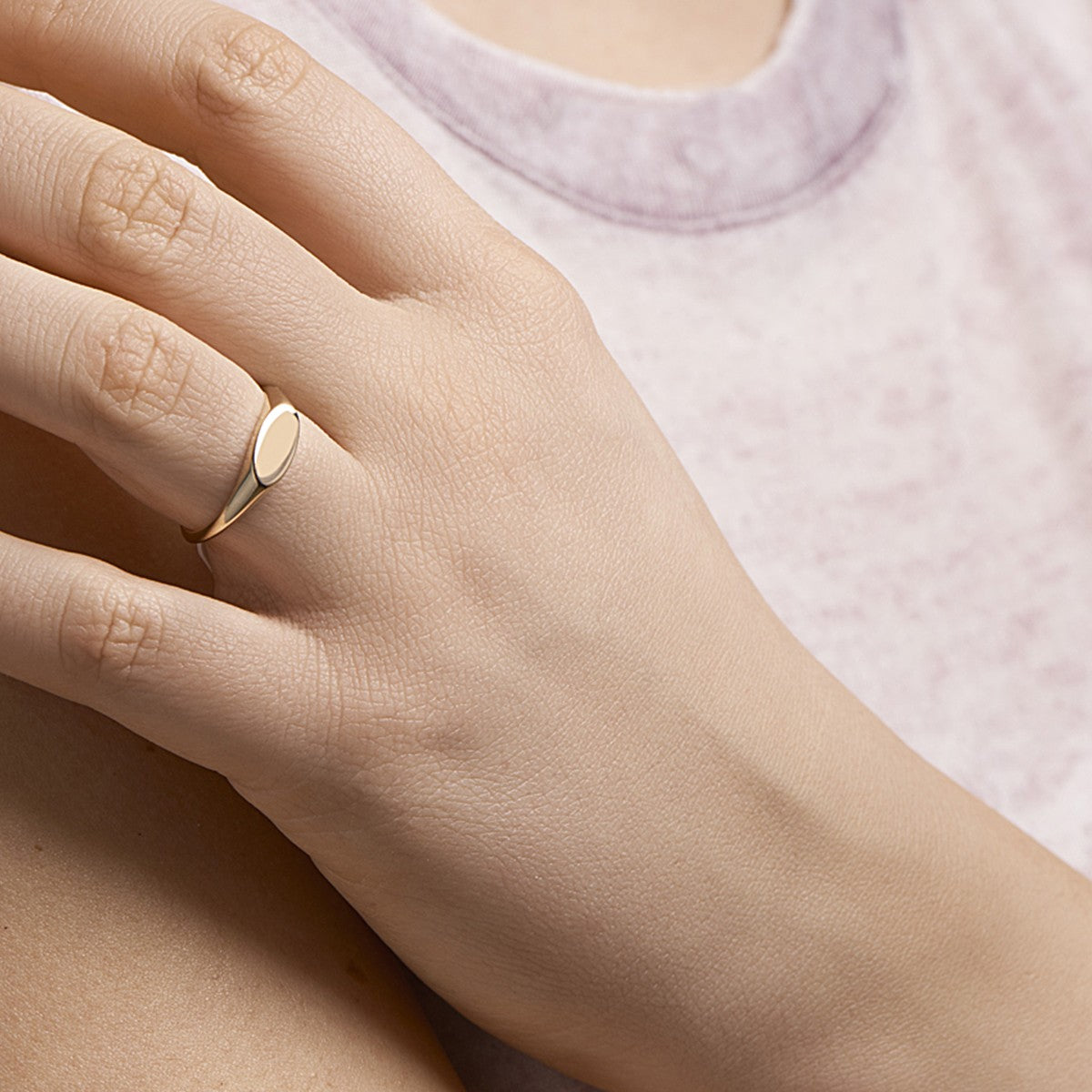 Fantasy Collection Graveerring 14K geelgoud