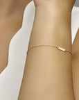 14K Geelgoud Graveerarmband Plaat 3 Mm 15,5 - 16,5 - 17,5 Cm 4021122 - PansiteNederland.nl