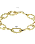 14K Geelgoud Armband 8,5 Mm 19 Cm 4021162 - PansiteNederland.nl