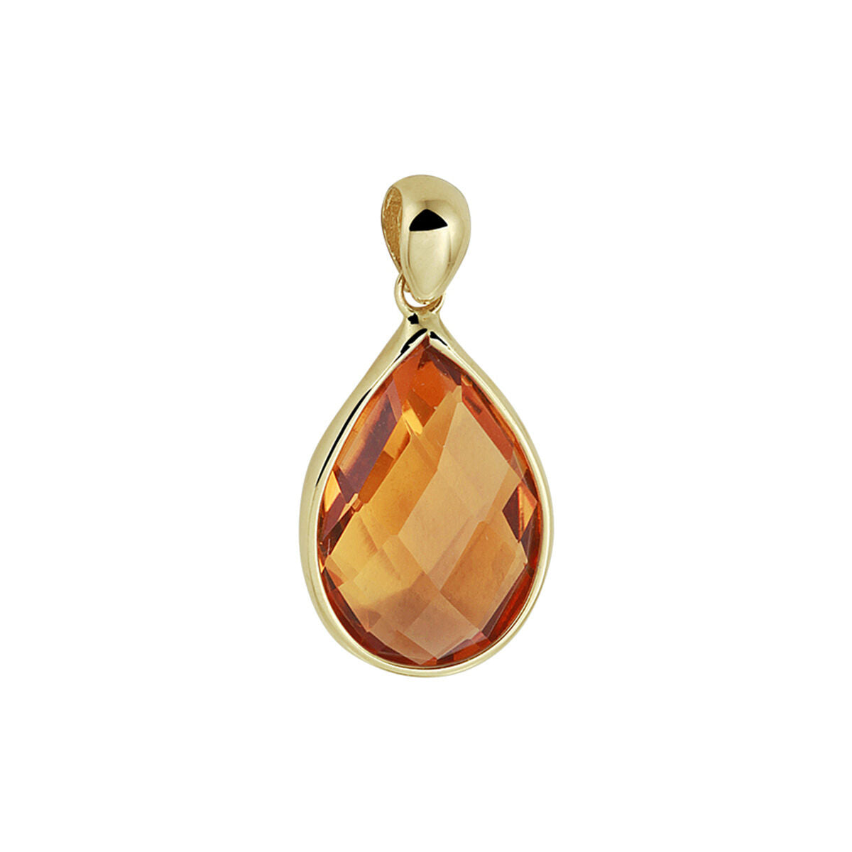 Fantasy Collection Hanger citrien 14K geelgoud