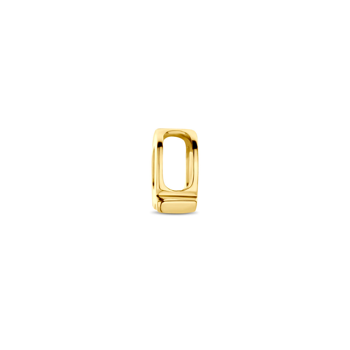 Hanger letter Q 6 mm 14K geelgoud #Letter_Q
