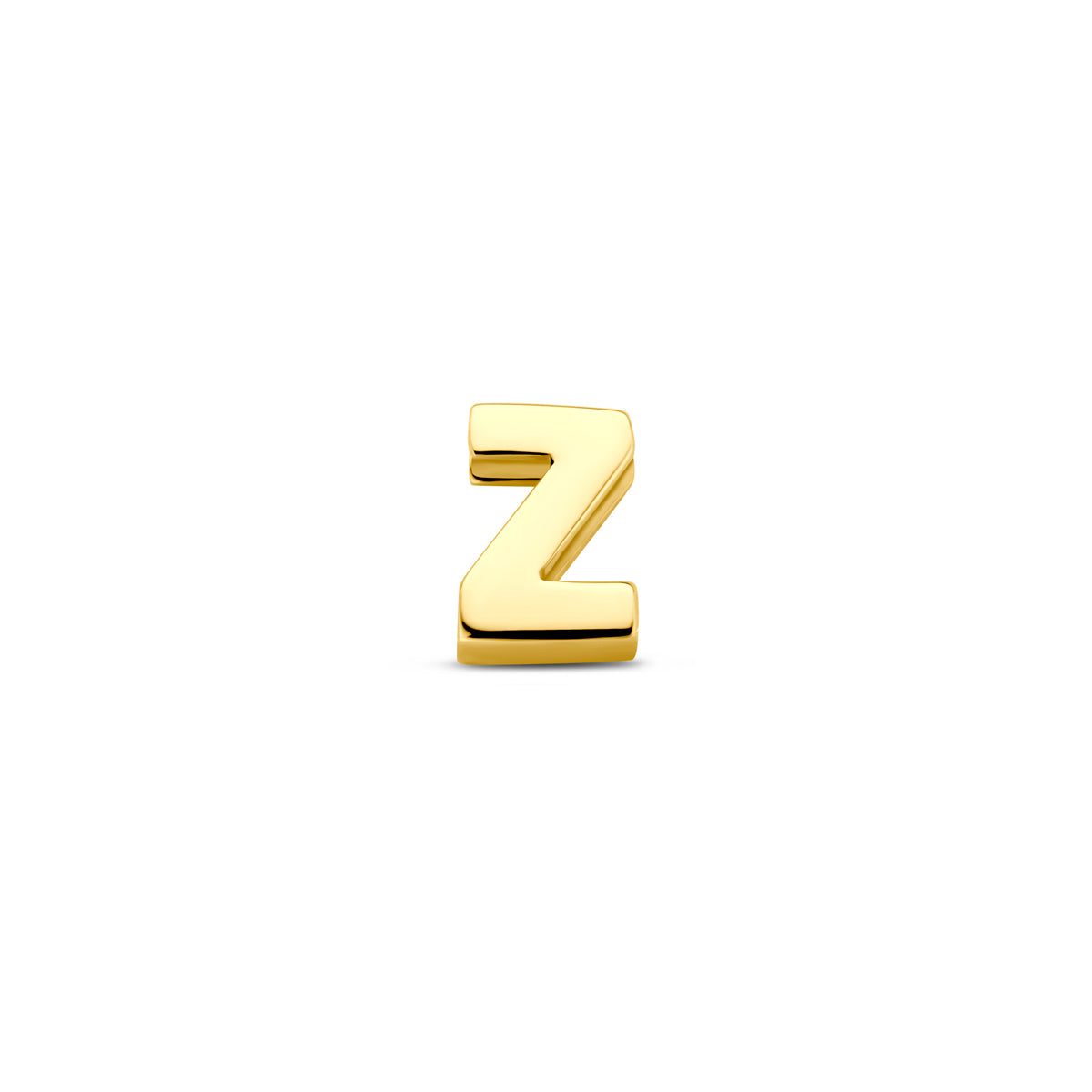 Hanger letter Z 5,5 mm 14K geelgoud #Letter_Z